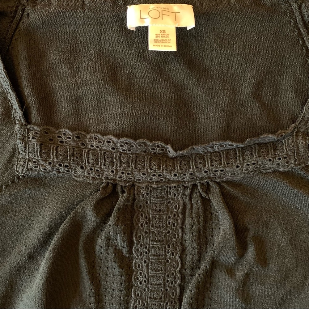 Loft Black Top Size XS - Picture 5 of 5